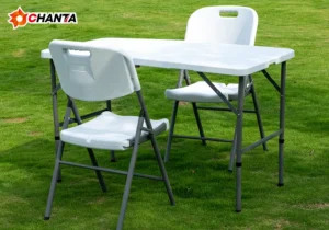 portable folding table with handle