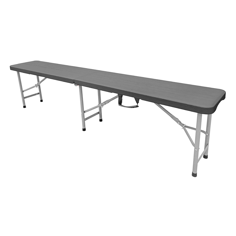 180×30×43cm Black Folding Bench